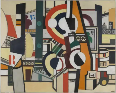 Skivorna i staden av Fernand Léger