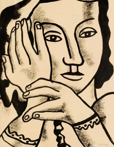 Nadia av Fernand Léger