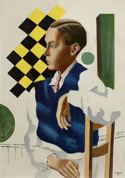 Portrait du fils Bignou av Fernand Léger
