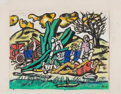 Landutflykten av Fernand Léger