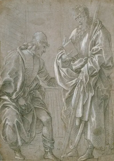 Apostle and Youth av Filippino Lippi