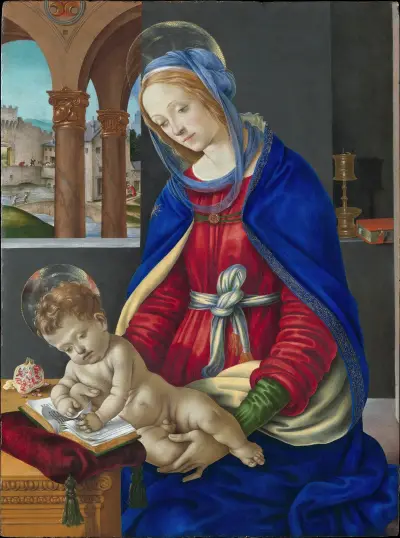 Madonna and Child, 1483 av Filippino Lippi
