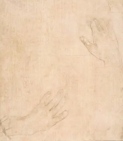 Two Studies of Hands av Filippino Lippi