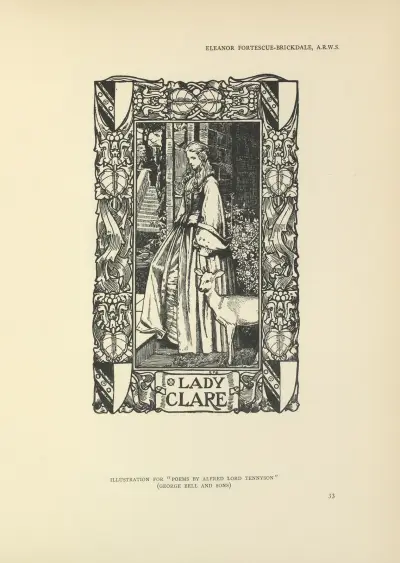 Lady Clare – Poems by Alfred Lord Tennyson av Eleanor Fortescue-Brickdale