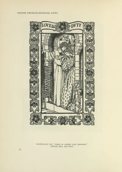 Love Duty – Poems by Alfred Lord Tennyson av Eleanor Fortescue-Brickdale