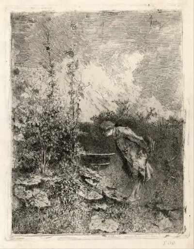Botanikern av Mariano Fortuny Marsal