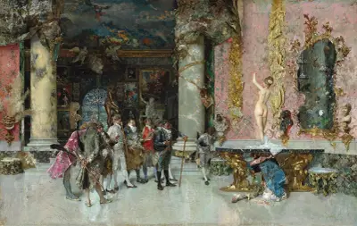 Valet av modell av Mariano Fortuny Marsal
