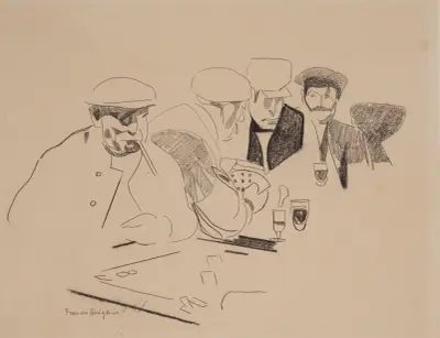 Kortspelarna av Frances Hodgkins