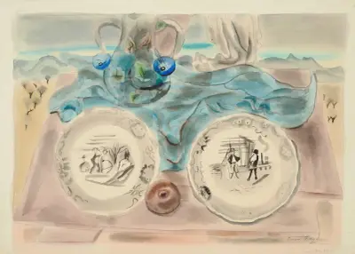 Two plates av Frances Hodgkins