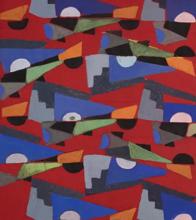 Untitled (Textile design no VIII) av Frances Hodgkins