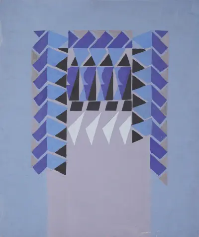 Untitled (Textile design no I) av Frances Hodgkins