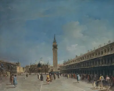 Piazza San Marco av Francesco Guardi