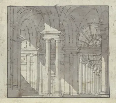 Portico av Francesco Guardi