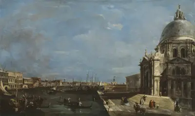 Stora kanalen, Venedig av Francesco Guardi