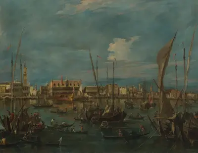 Venice from the Bacino di San Marco av Francesco Guardi