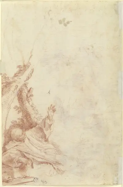Vision of Saint Bruno, 1660 – nr 2 av Pier Francesco Mola
