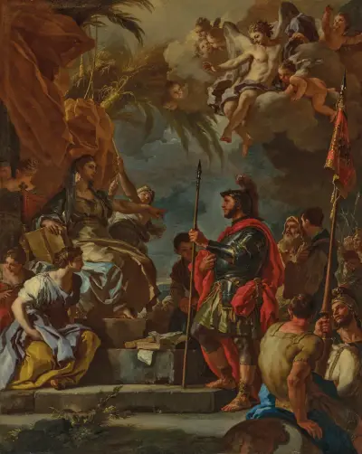 Debora och Barak av Francesco Solimena