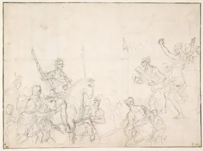 Davids triumf av Francesco Solimena