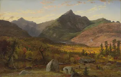 Mt. Jefferson, Pinkham Notch, White Mountains av Jasper Francis Cropsey
