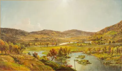 Sidney Plains with the Union of the Susquehanna and Unadilla Rivers av Jasper Francis Cropsey