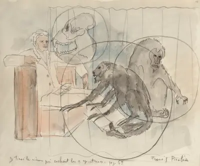 Je tirai le rideau qui cachait les ‘spectres’ av Francis Picabia
