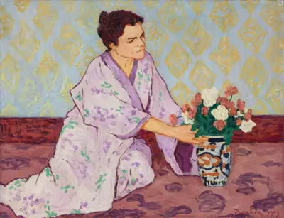 Le bouquet, Saint-Tropez av Francis Picabia