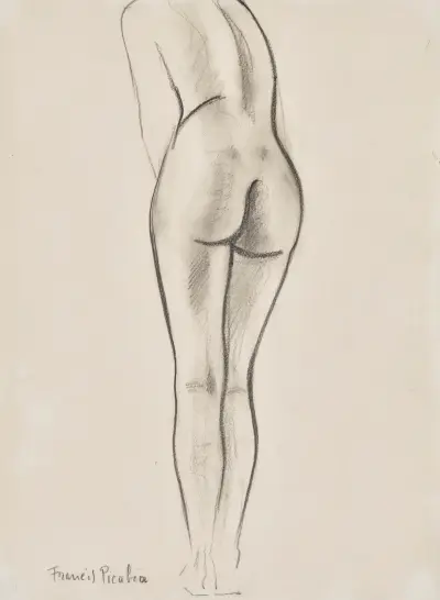 Två nakna kvinnor av Francis Picabia