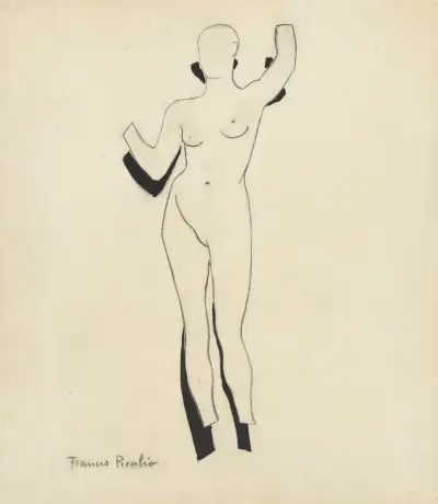Nu debout av Francis Picabia