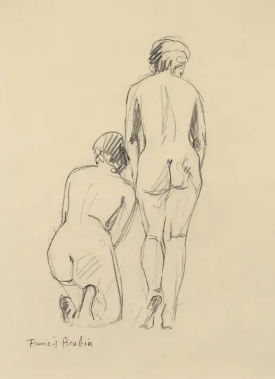 Nus de dos av Francis Picabia