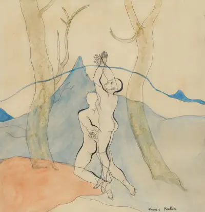 Schweiziskt landskap av Francis Picabia