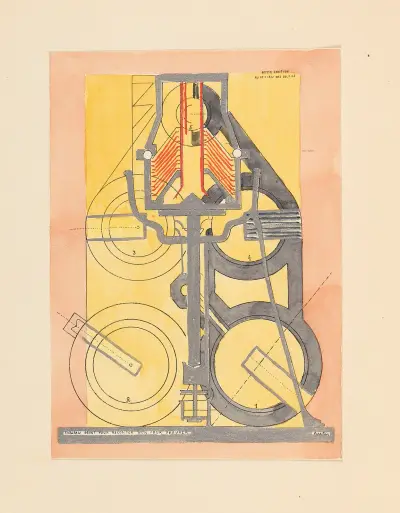 Liten ensamhet bland solar av Francis Picabia