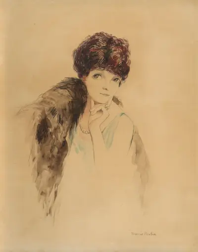 Portrait de Marthe Chenal av Francis Picabia