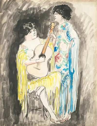 Sans titre (Espagnoles) av Francis Picabia