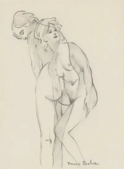 Sans titre (Deux nus) av Francis Picabia