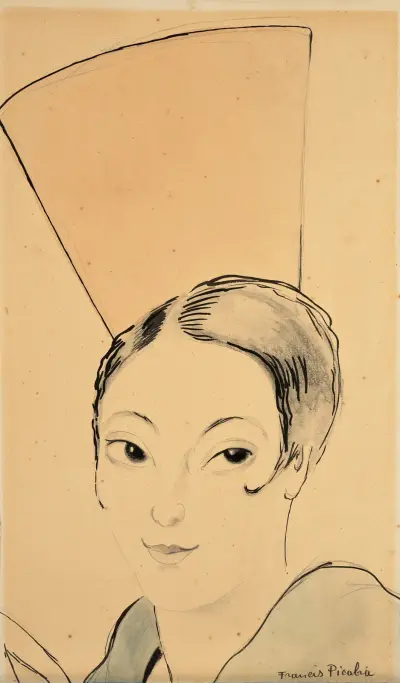Utan titel (spansk kvinna) av Francis Picabia