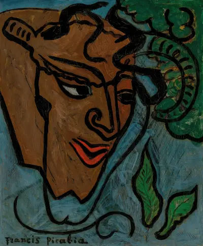 Faunhuvud av Francis Picabia