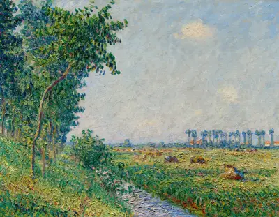 Utan titel (Kor på ängarna i Normandie) av Francis Picabia