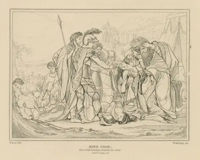 King Lear, Lear with Cordelia dead in his arms, act V scene III av William Francis Starling