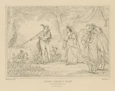 Love’s labor’s lost, Princess, Rosaline, &c av William Francis Starling