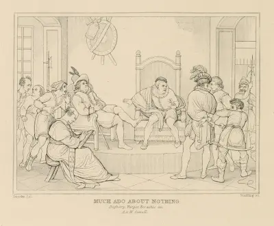 Much ado about nothing, act IV, scene II; Dogb; O villain! Thou wilt be condemned into everlasting redemption for this av William Francis Starling