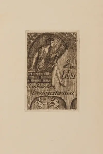Ex libris Ludomiła Lewenstama av Franciszek Siedlecki