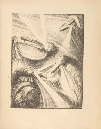 Skapelsen genom anden, pl. 5 av Franciszek Siedlecki