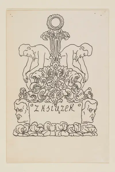 Exlibrisprojekt av Franciszek Siedlecki