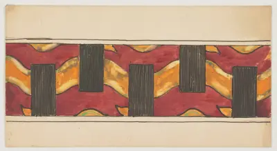 Geometriskt ornamentprojekt av Franciszek Siedlecki