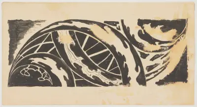 Ornamentprojekt av Franciszek Siedlecki