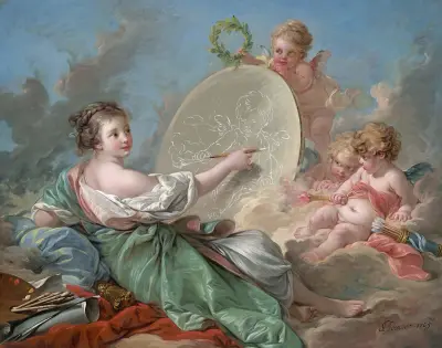 Måleriets allegori av François Boucher