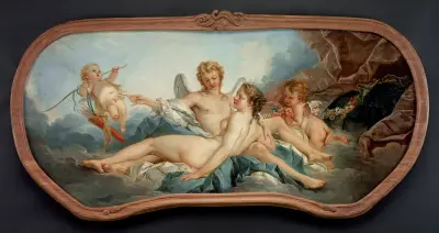 Amor sårar Psyche av François Boucher