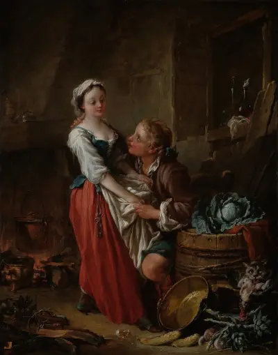 Den vackra kokerskan av François Boucher