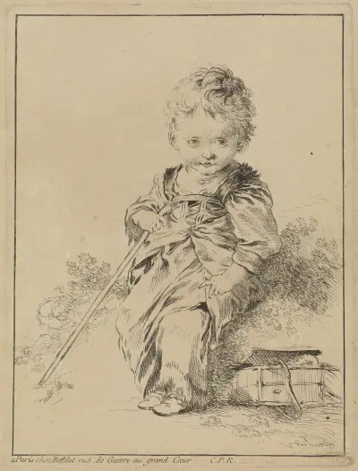 Le petit Savoyard av François Boucher