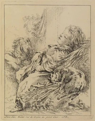 Le sommeil av François Boucher